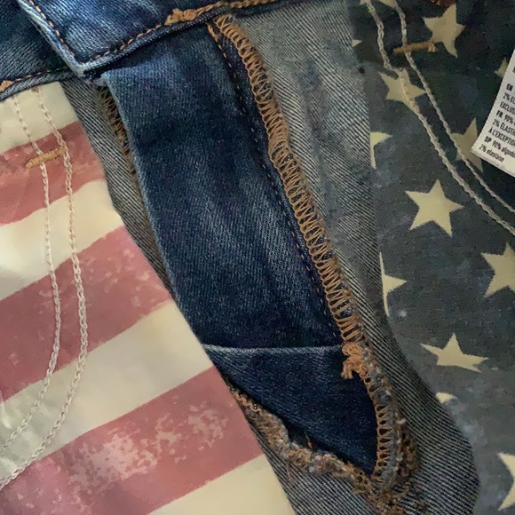 American eagle blue jean shorts size 4 - Picture 6 of 7